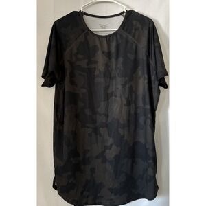Edge Shirt Mens Medium Camo Lifestyle Polyester Stretch Performance Train
